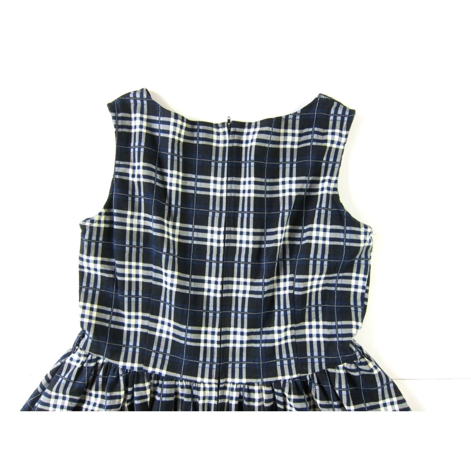 Vintage Lindy Bop Blue Black Plaid Tartan Retro Vintage Style Festive Sheath Dress XL Size XL / US 12-14 / IT 48-50 - 5 Thumbnail