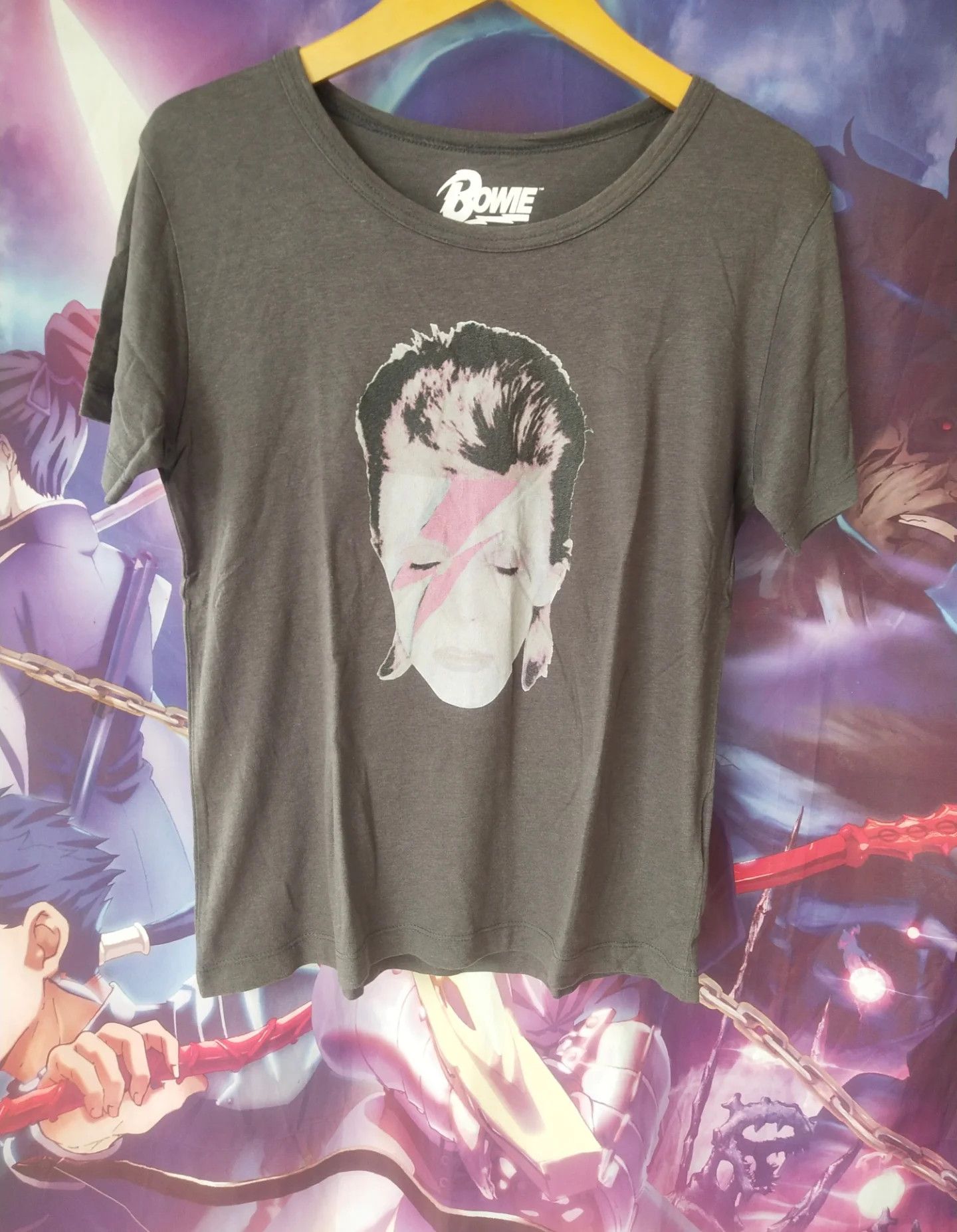 Band Tees David Bowie Face Art Woman Band Music Tee Rock Size M / US 6-8 / IT 42-44 - 1 Thumbnail