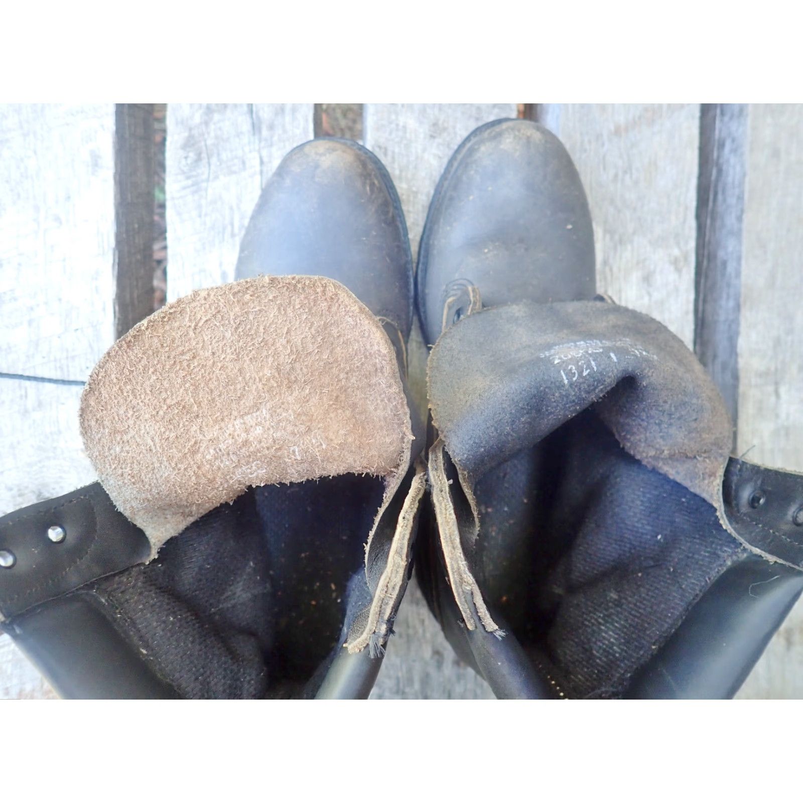 Vintage Golden Retriever Vintage Leather Plain Toe Work Boots Size 7.5 M Made in USA Size US 8 / IT 38 - 7 Thumbnail