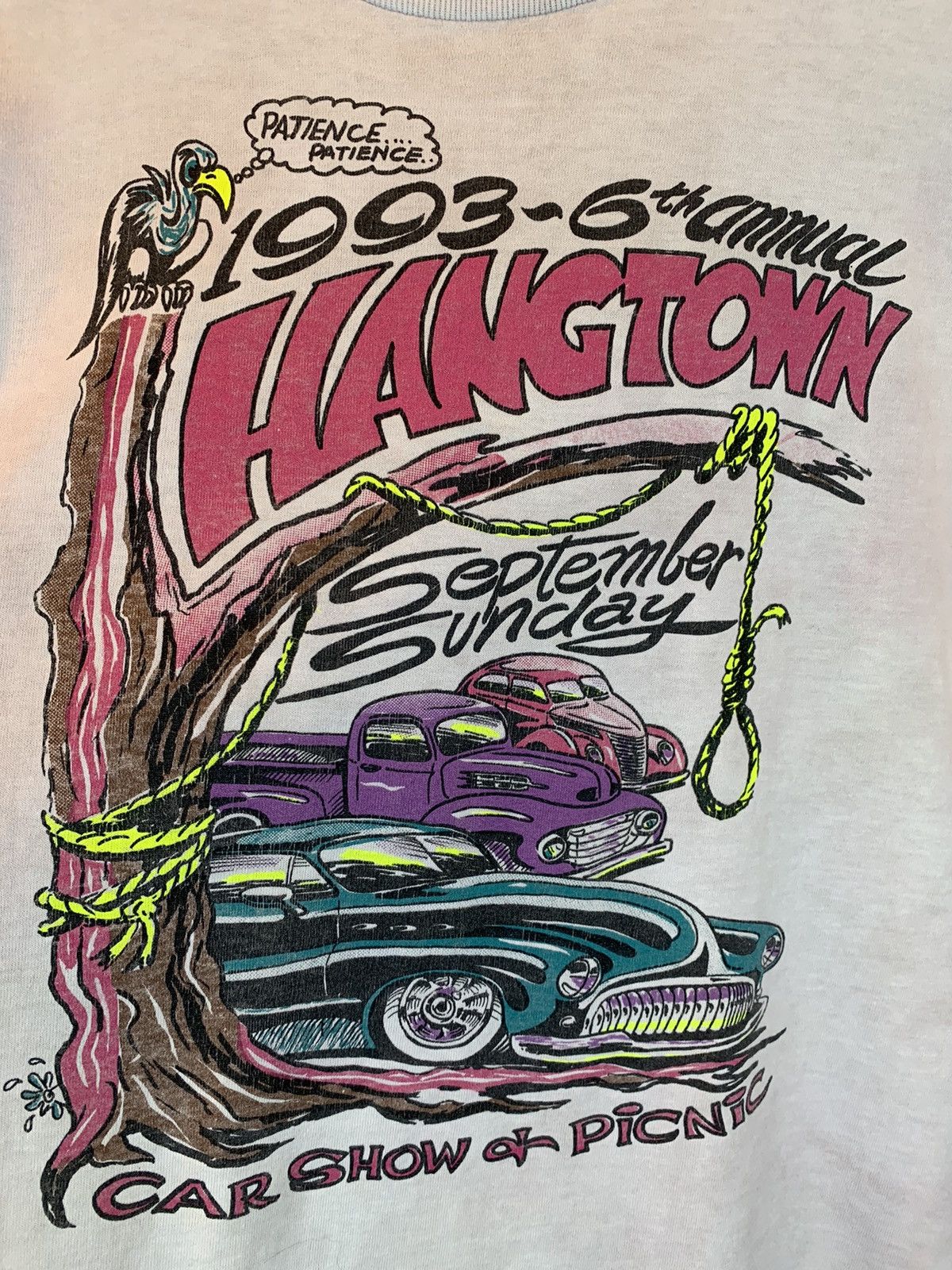 Vintage *RARE* Vintage 1993 Hangtown Car Show Single Stitch T-Shirt Size US L / EU 52-54 / 3 - 2 Thumbnail