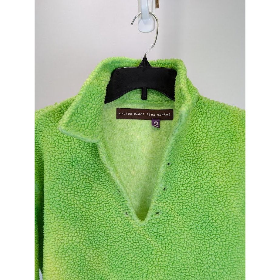 Cactus Plant Flea Market o1rshd1 Pullover Sweater in Lime Size US M / EU 48-50 / 2 - 4 Thumbnail
