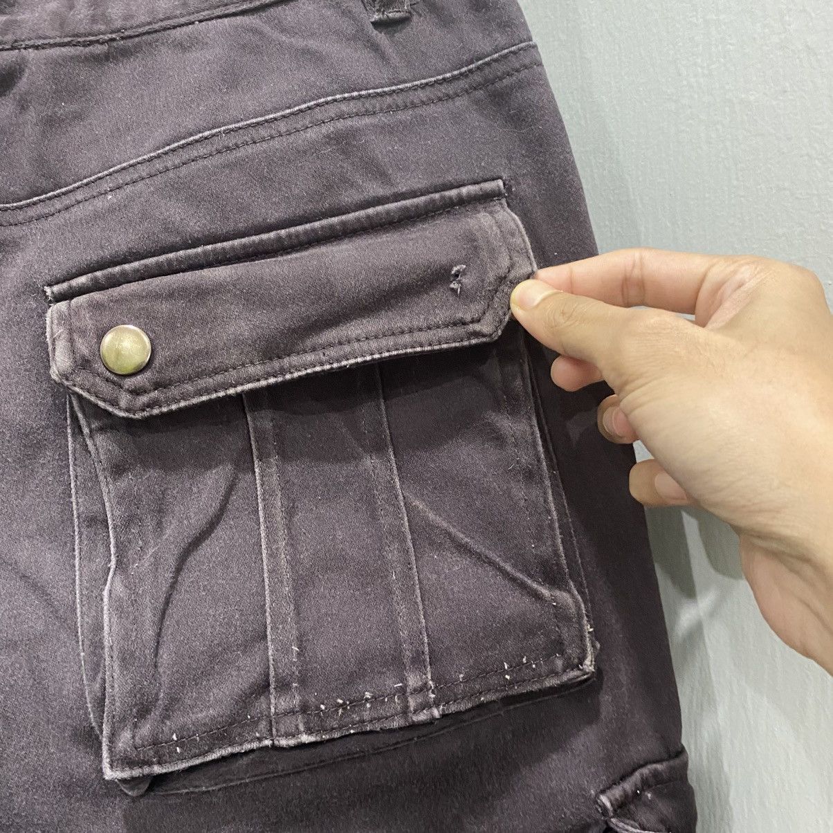 semanticdesign Semantic Design Japan Multi-Pocket 3D Flared Cargo Pants Size US 30 / EU 46 - 16 Thumbnail