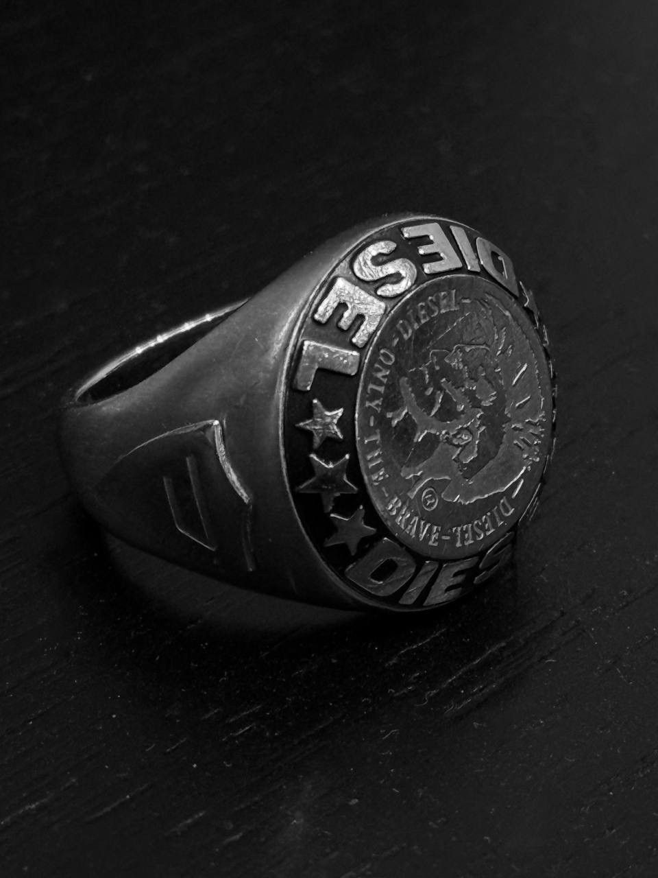 Diesel Diesel Steel Ring Size ONE SIZE - 1 Thumbnail