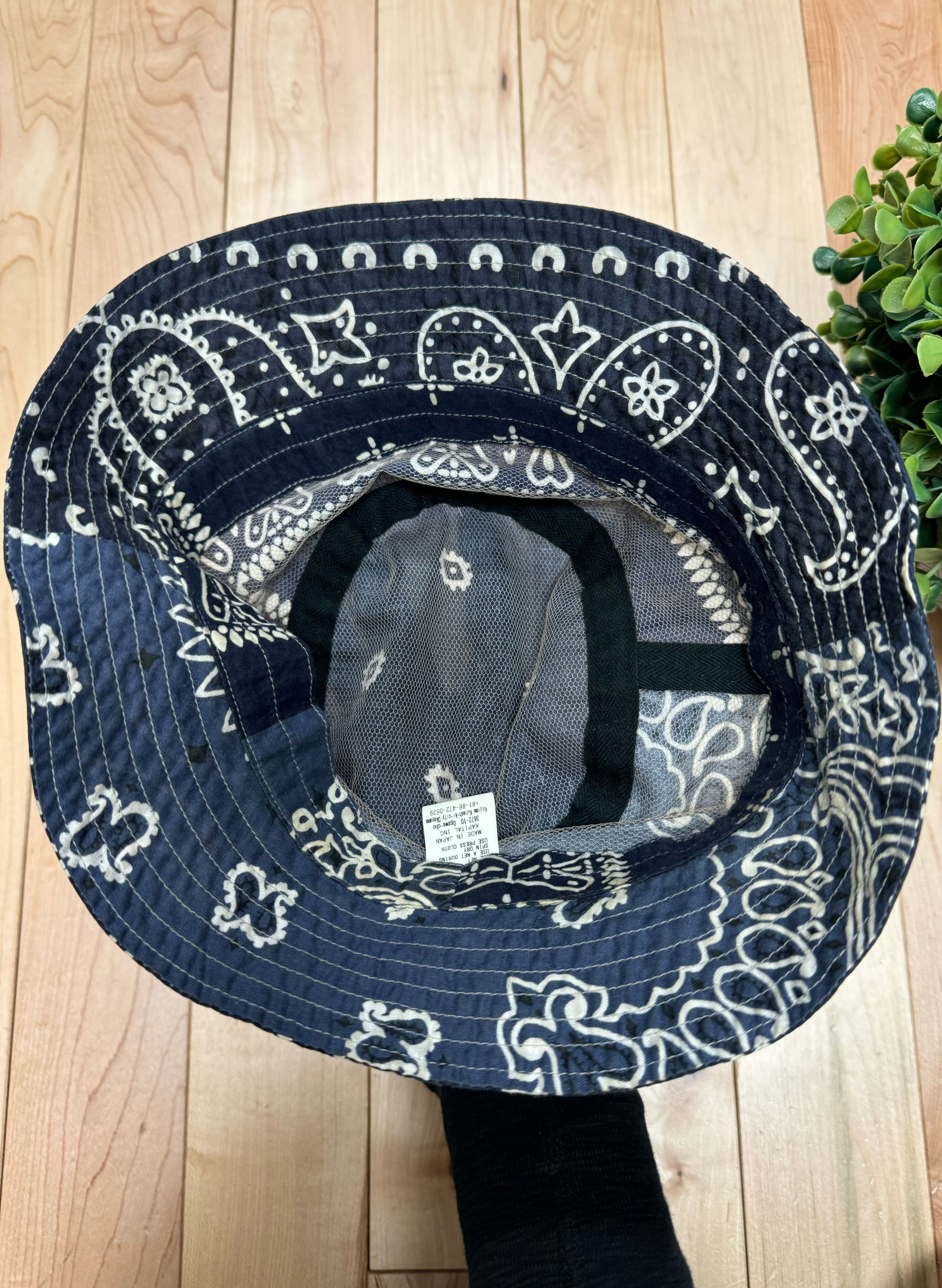 Kapital Kapital Paisley Print Bandanna Bucket Hat Size ONE SIZE - 4 Thumbnail