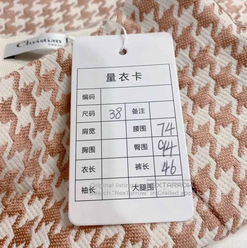 Dior Dior Pink Cotton A. Size 23" - 7 Thumbnail