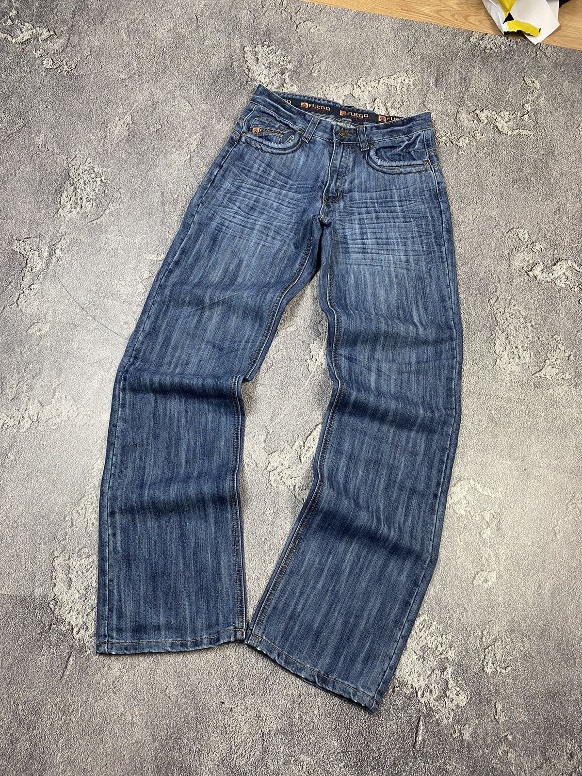 If Six Was Nine Y2K Crazy Blue Washed If Six Was Nine 2000s Jeans Size US 28 / EU 44 - 6 Thumbnail