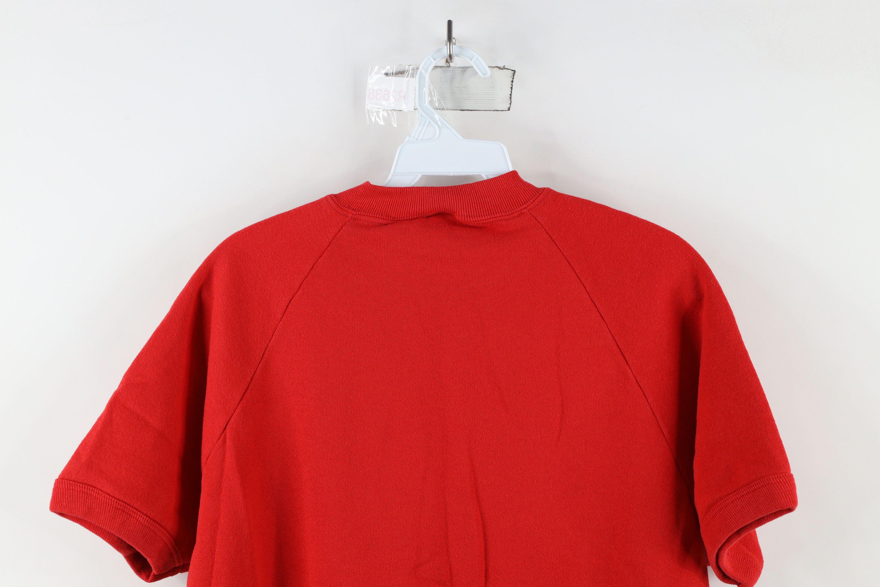 Vintage Vintage 90s Streetwear Short Sleeve Crewneck Sweatshirt USA Size XL / US 12-14 / IT 48-50 - 8 Thumbnail