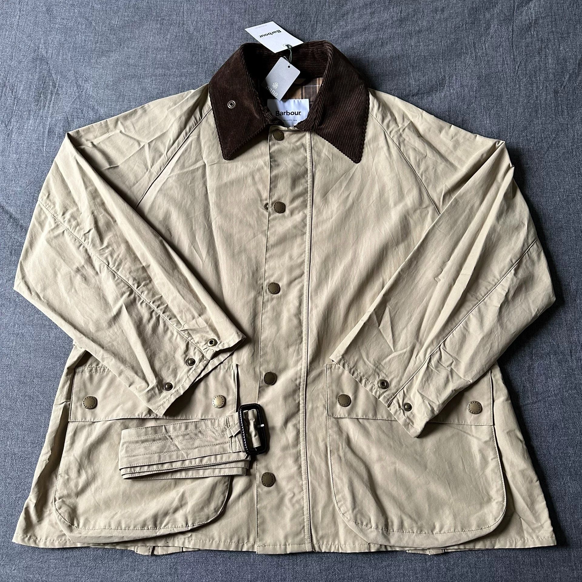 Barbour Barbour OS Oversize Bedale Belted Jacket Size US M / EU 48-50 / 2 - 1 Thumbnail