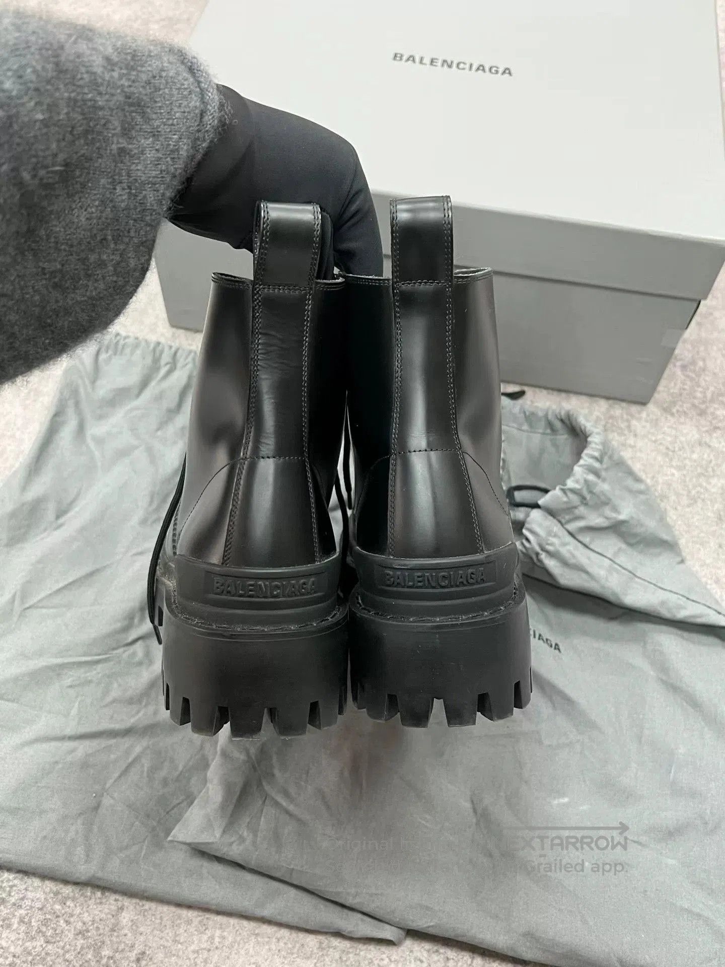 Balenciaga balenciaga black combat boots size 42. Size US 9 / EU 42 - 6 Thumbnail