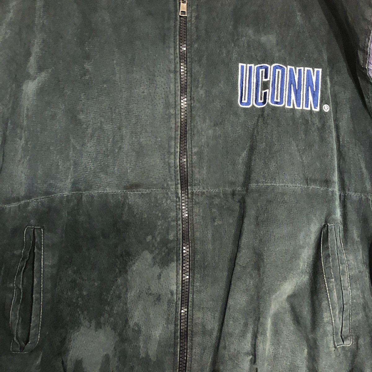 NCAA × Vintage 80s UCONN Husky Bomber Jacket Size US L / EU 52-54 / 3 - 2 Thumbnail