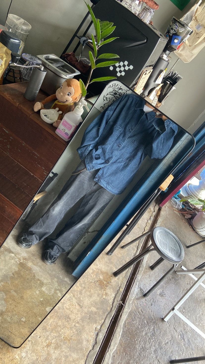 Japanese Brand × Vintage GU utility denim jacket workwear Size US M / EU 48-50 / 2 - 9 Thumbnail