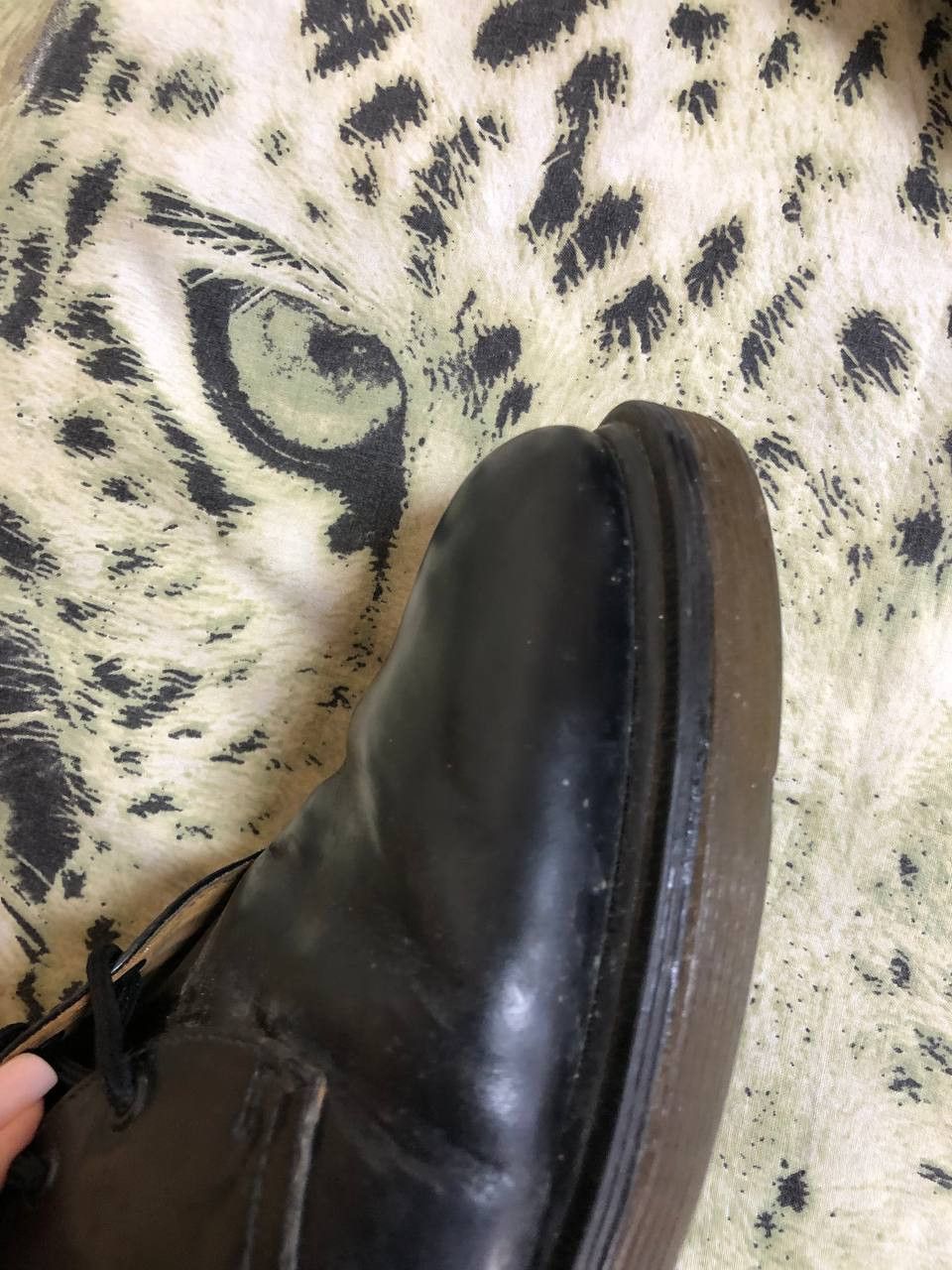 Dr. Martens Dr Martens Black Leather Derby Lace Up Work Smart Shoes Size US 12 / EU 45 - 15 Thumbnail