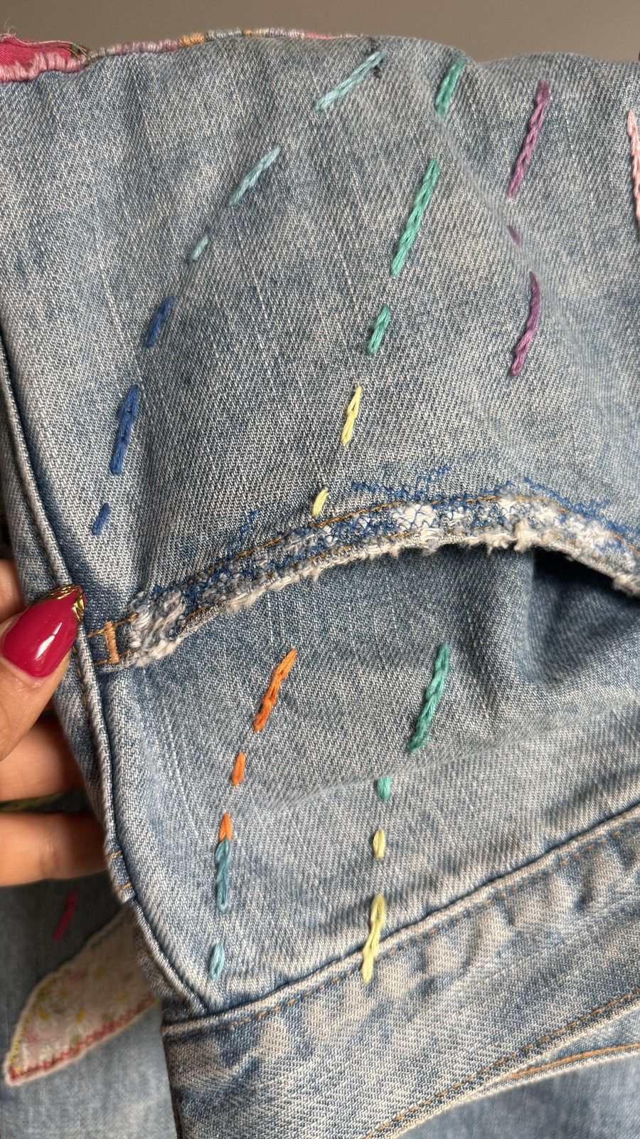 Kapital Kapital Patchwork Embroidered Denim Size US 38 / EU 54 - 8 Thumbnail