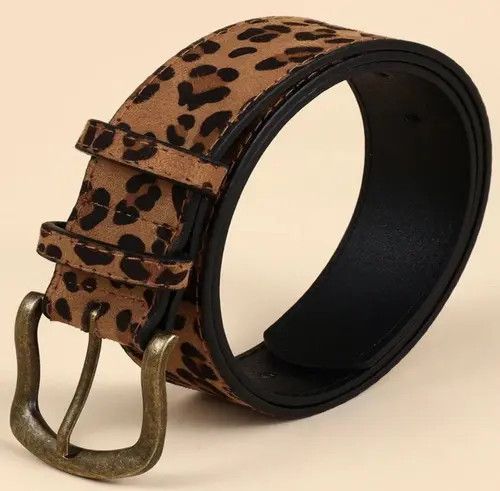 Japanese Brand Leopard Printed Belt Size ONE SIZE - 5 Thumbnail
