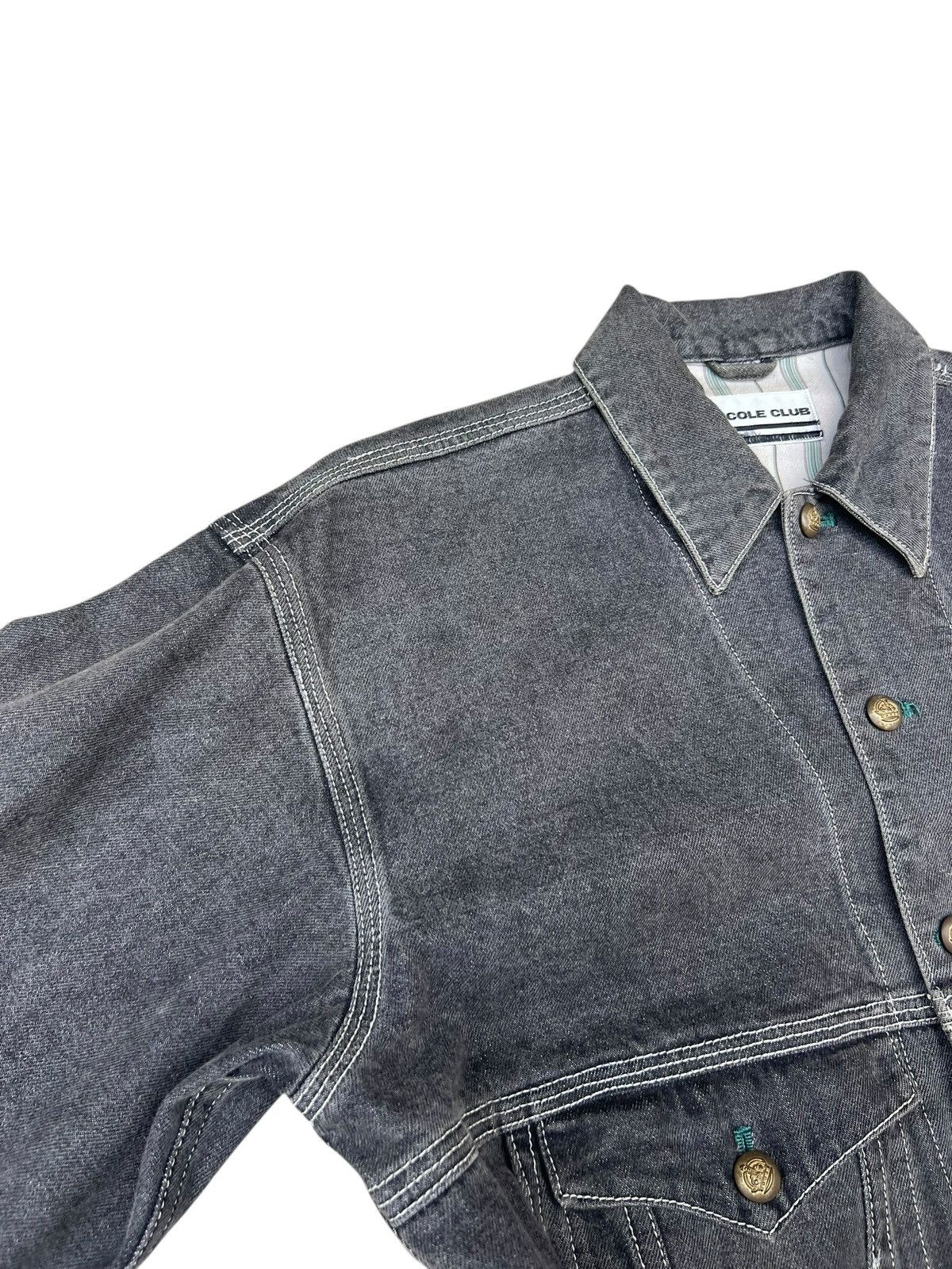 Nicole Club Archive 90s Nicole Club Japan Denim Trucker Jacket Size US M / EU 48-50 / 2 - 5 Thumbnail
