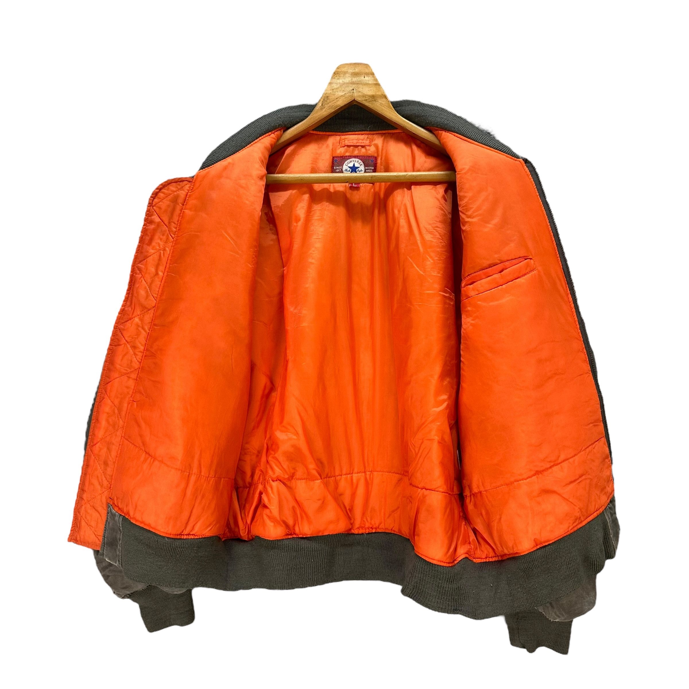 Converse Vintage 90's CONVERSE ALL STAR Bomber Jacket #A50-1175 Size US L / EU 52-54 / 3 - 9 Thumbnail