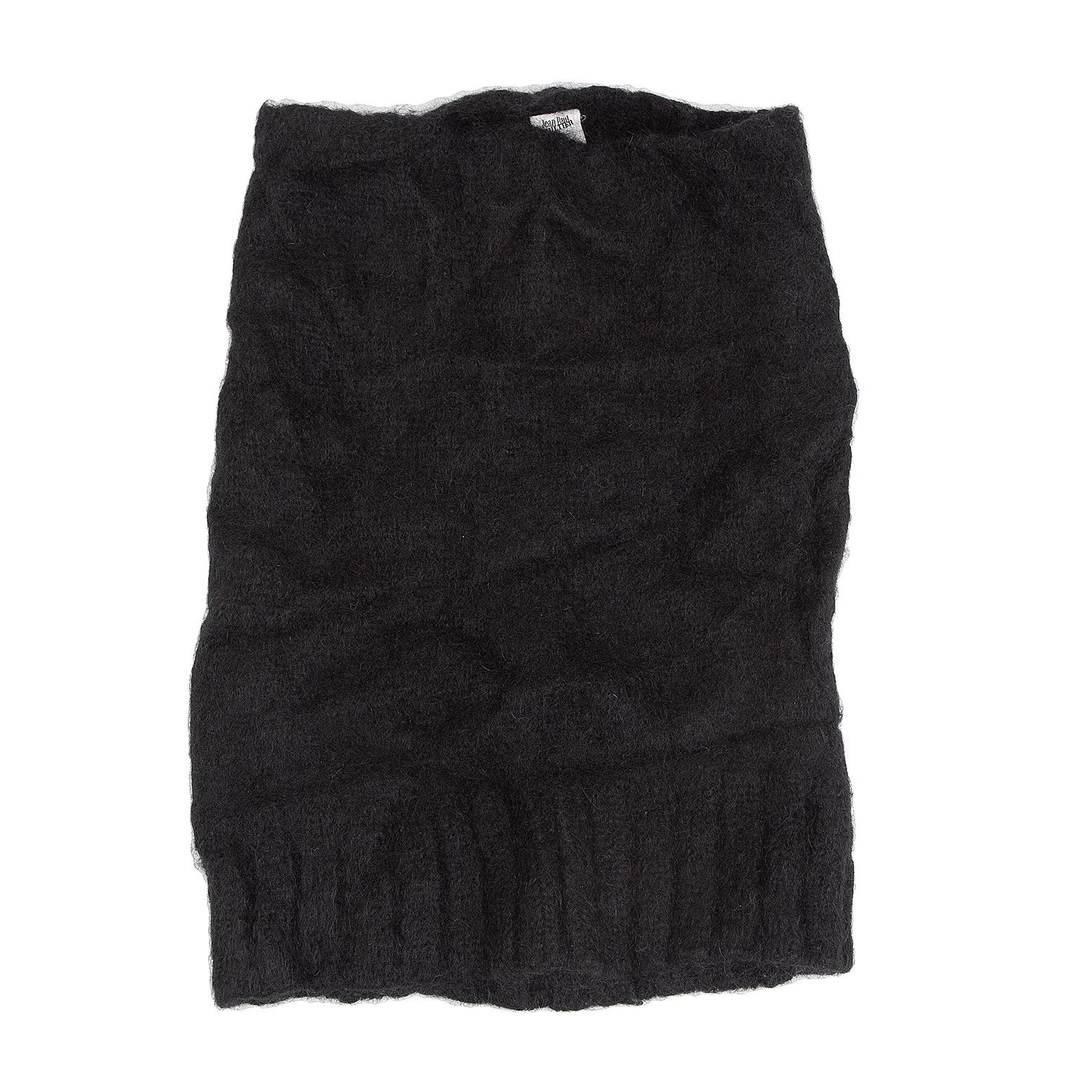 Jean Paul Gaultier Mohair Back Open Knit in Black Size 48 Size US M / EU 48-50 / 2 - 2 Thumbnail