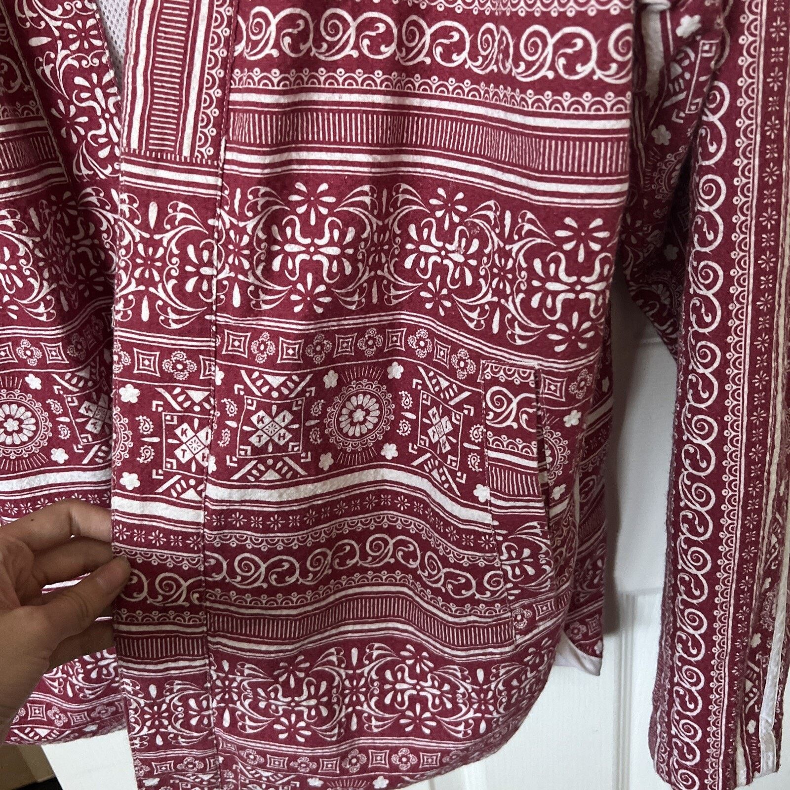 Kith KITH Red Paisley Kimono - Small- RARE Men’s Size S Size US S / EU 44-46 / 1 - 2 Thumbnail