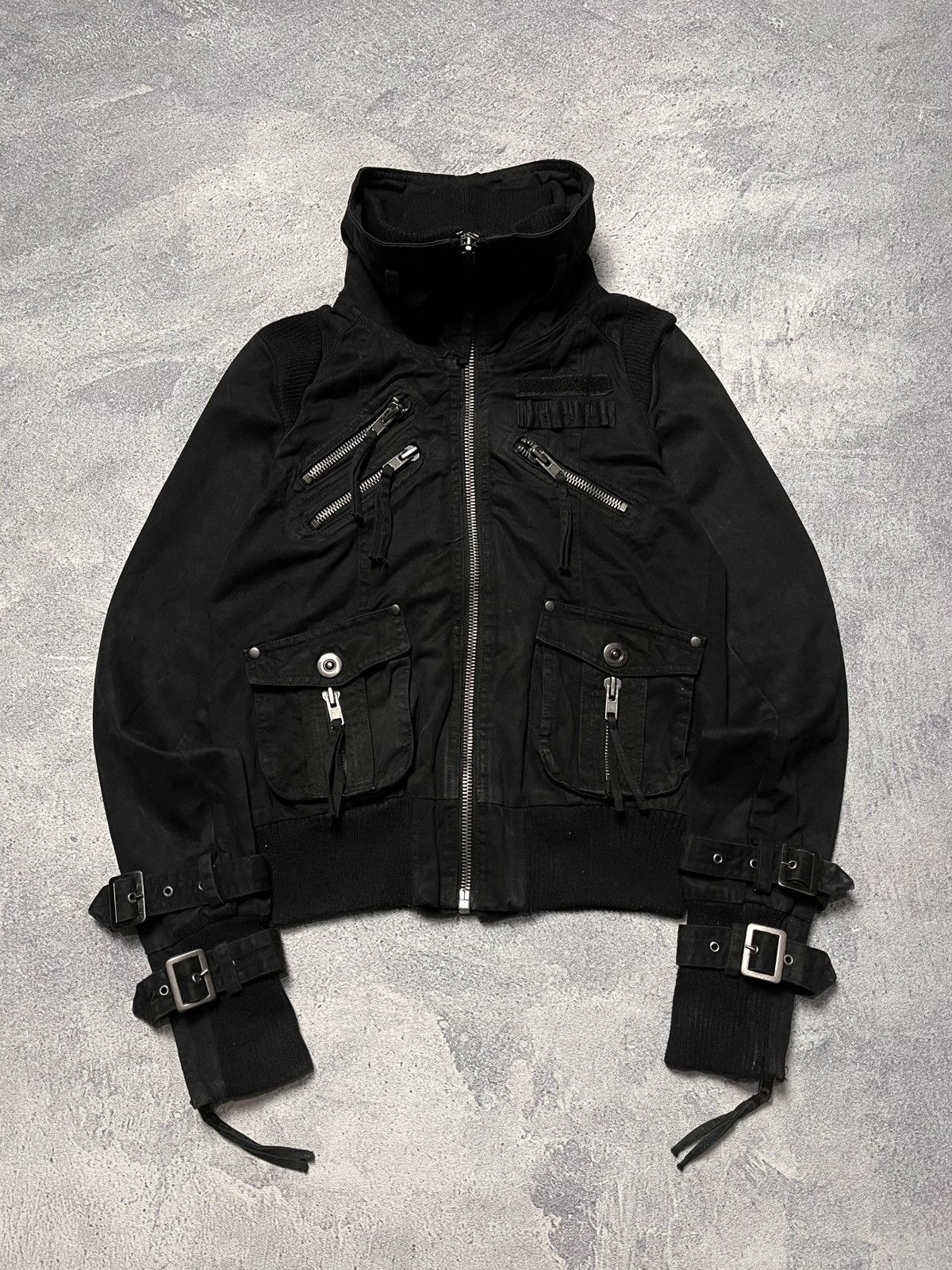 Le Grande Bleu (L.G.B.) Bondage Jacket Double Zipper CRYX LGB Style Size US S / EU 44-46 / 1 - 14 Thumbnail