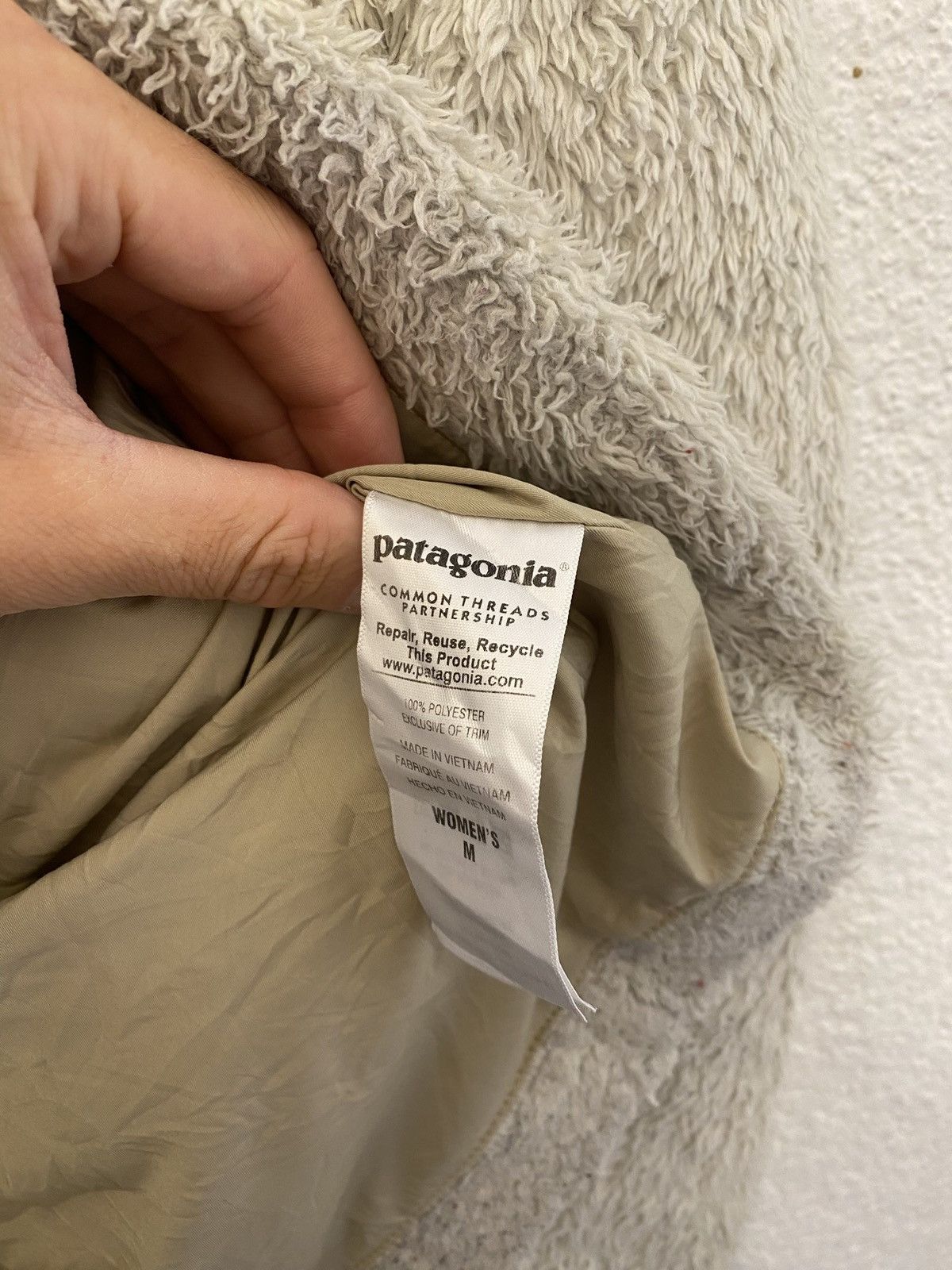 Patagonia Vintage Patagonia women’s synchilla fleece jacket white M Size M / US 6-8 / IT 42-44 - 6 Thumbnail