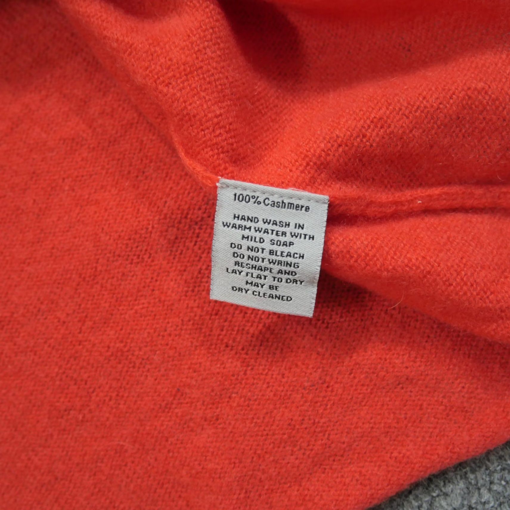 Vintage VINTAGE Claudia Nichole Sweater Womens XL Orange Cashmere Tassel Pullover Size XL / US 12-14 / IT 48-50 - 6 Thumbnail