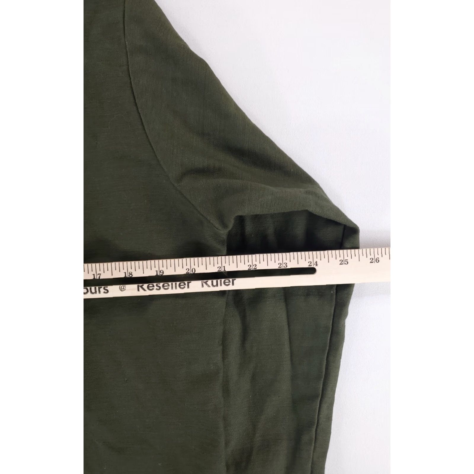 Vintage VINTAGE US Army Button-Up Utility Shirt Green Mens 15.5/33 Long Sleeve 70s Size US L / EU 52-54 / 3 - 7 Thumbnail
