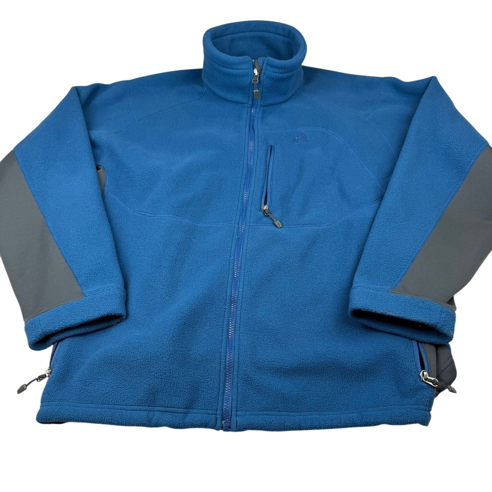 Nike Vintage Nike ACG Fit Therma Fleece Full Zip Jacket Blue XL Size US XL / EU 56 / 4 - 1 Thumbnail