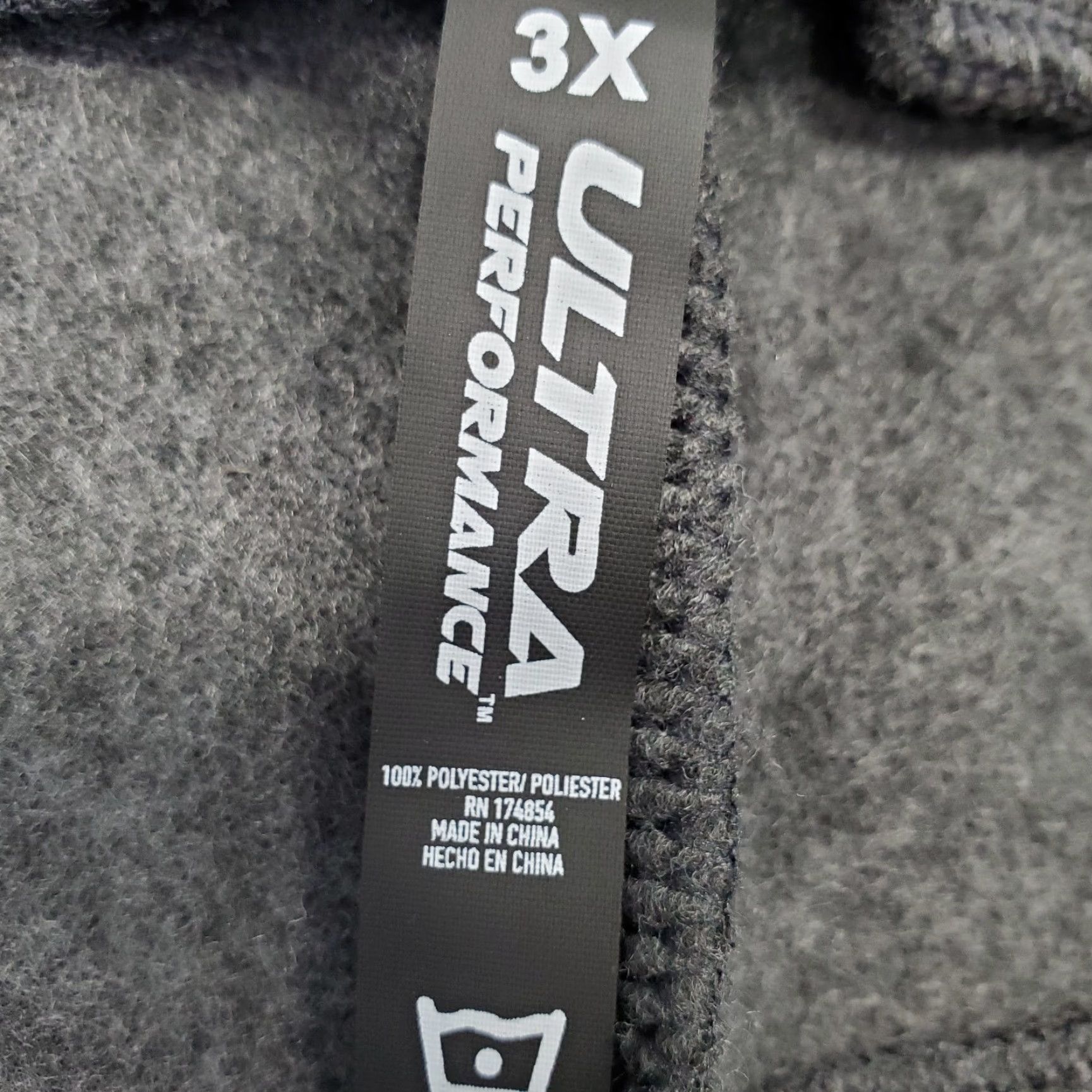Vintage Ultra Performance Sweatpants Men 3X Charcoal Gray Tech Fleece Comfort Drawstring Regular Length Gray Sweatpants Men 3X Size US 39 - 6 Thumbnail