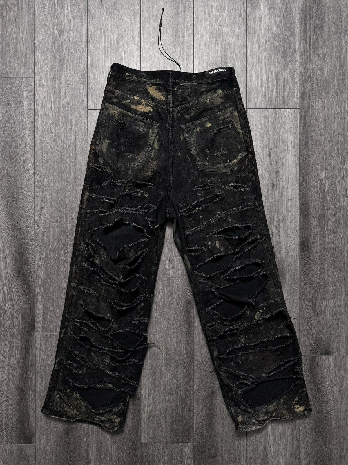 Balenciaga SS23 Balenciaga Super Destroyed Denim Size US 30 / EU 46 - 3 Thumbnail