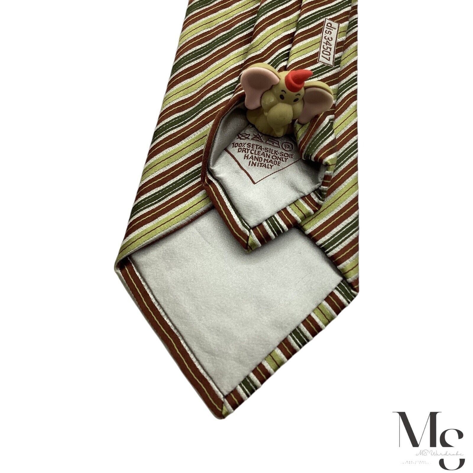 Brioni BRIONI XL Multicolor Striped Silk Tie Hand Made In Italy Size ONE SIZE - 5 Thumbnail