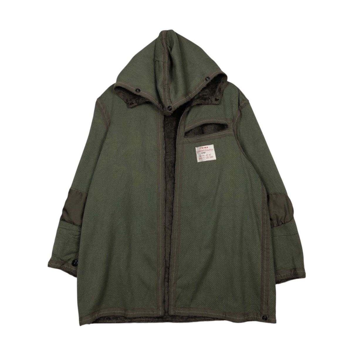 Vintage True Vintage 40s Blanket Military Jacket Germany WWII Striwa Size US M / EU 48-50 / 2 - 2 Thumbnail