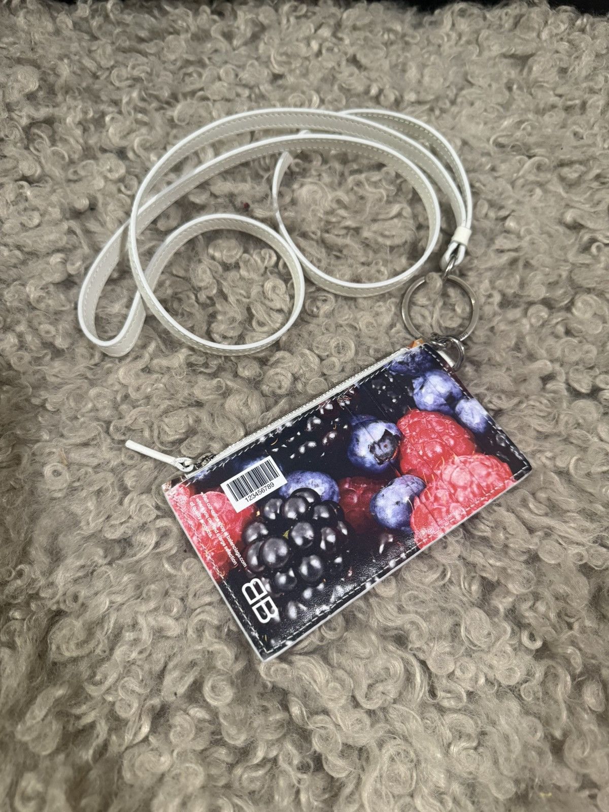Balenciaga Balenciaga Antwerp Grocery Lanyard Wallet Size ONE SIZE - 1 Thumbnail
