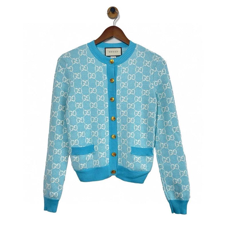 Gucci Gucci Logo pattern round neck single-breasted Long-sleeved Size US XS / EU 42 / 0 - 1 Thumbnail