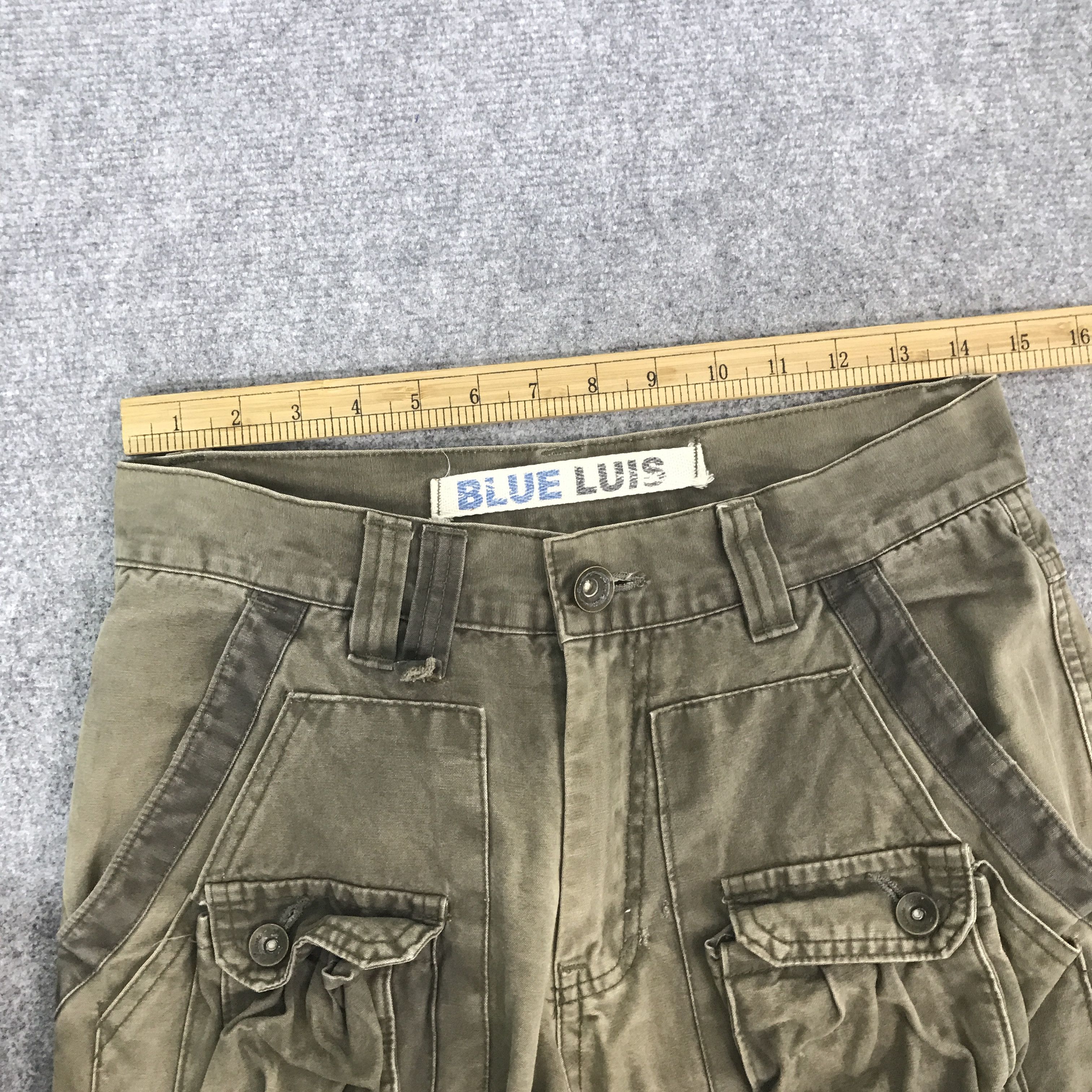 Japanese Brand baggy blue luis Cargo tactical pocket pants Size US 28 / EU 44 - 7 Thumbnail