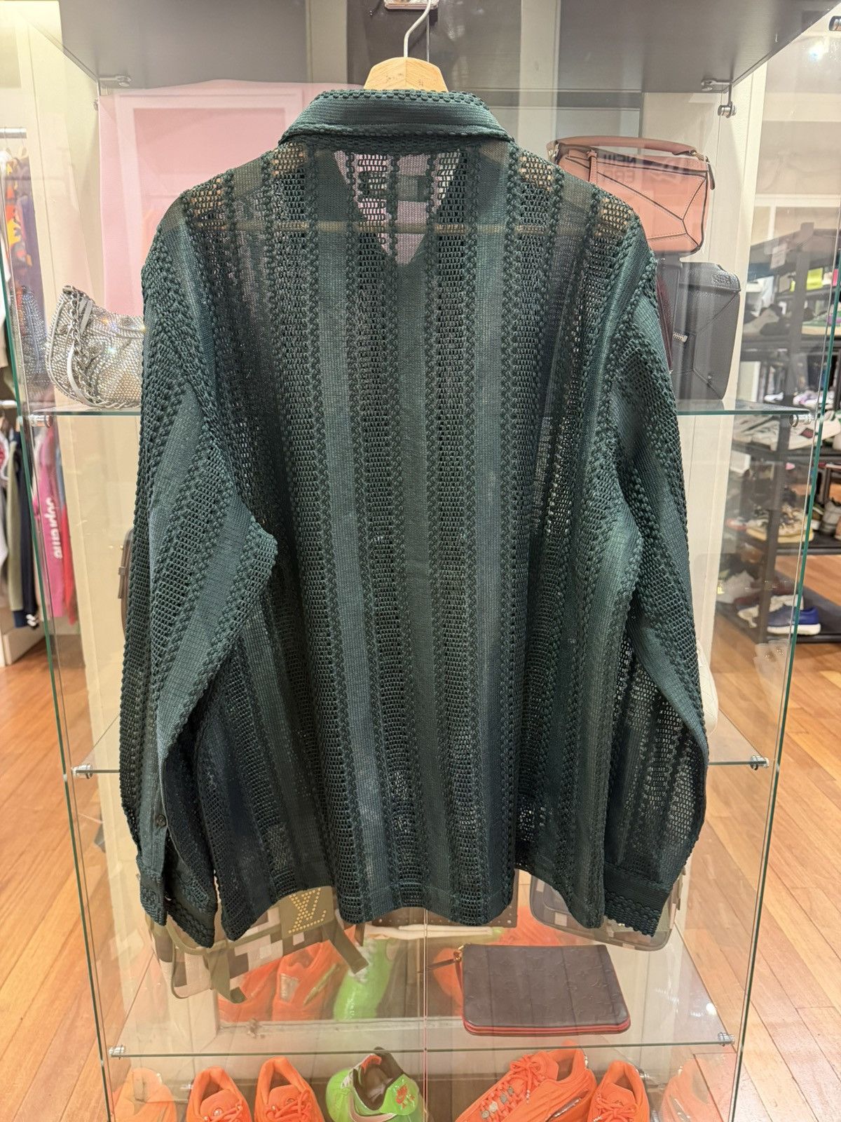 Kith Kith Ladder Lace Knit Collared LS Button Down Size US XL / EU 56 / 4 - 2 Thumbnail