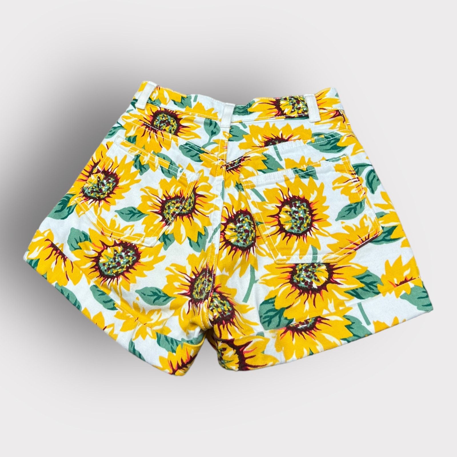 American Apparel American Apparel | Sunflower High Waisted Shorts | 24/25 Size 24" / US 00 / IT 34 - 8 Thumbnail