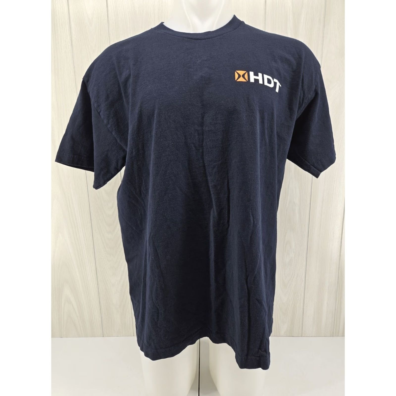 Vintage HDT Global T Shirt XL blue cotton short sleeve Men Size US XL / EU 56 / 4 - 2 Thumbnail