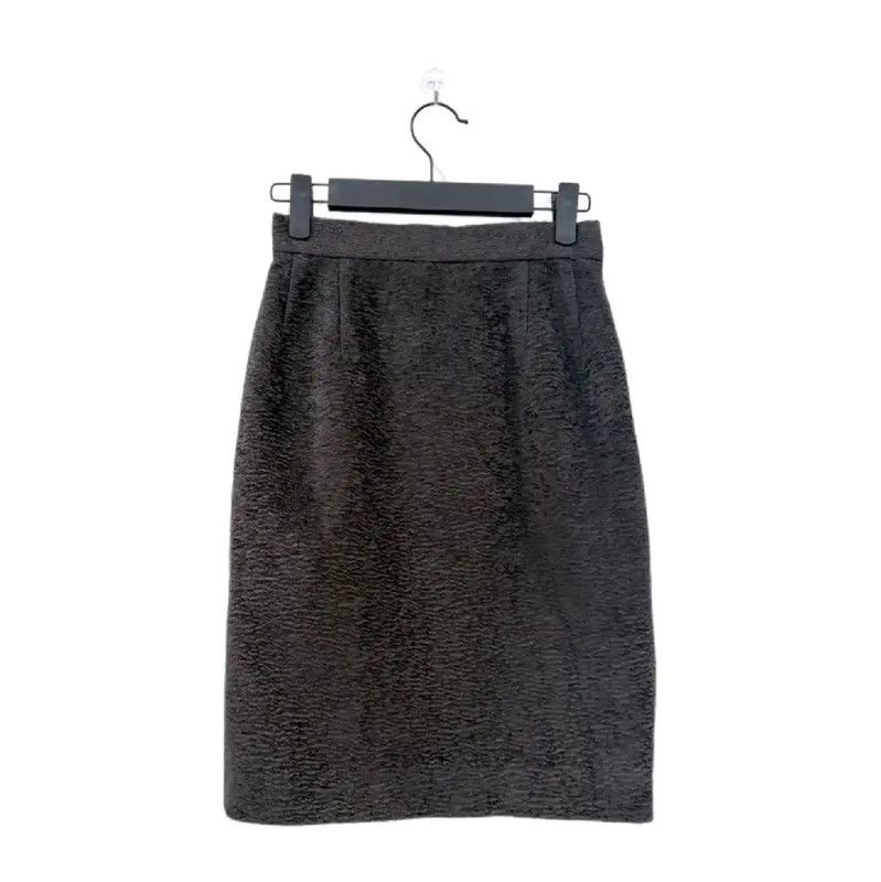 Yves Saint Laurent YSL Gray Polyester Women's Skirt 0089 Size 23" - 1 Thumbnail