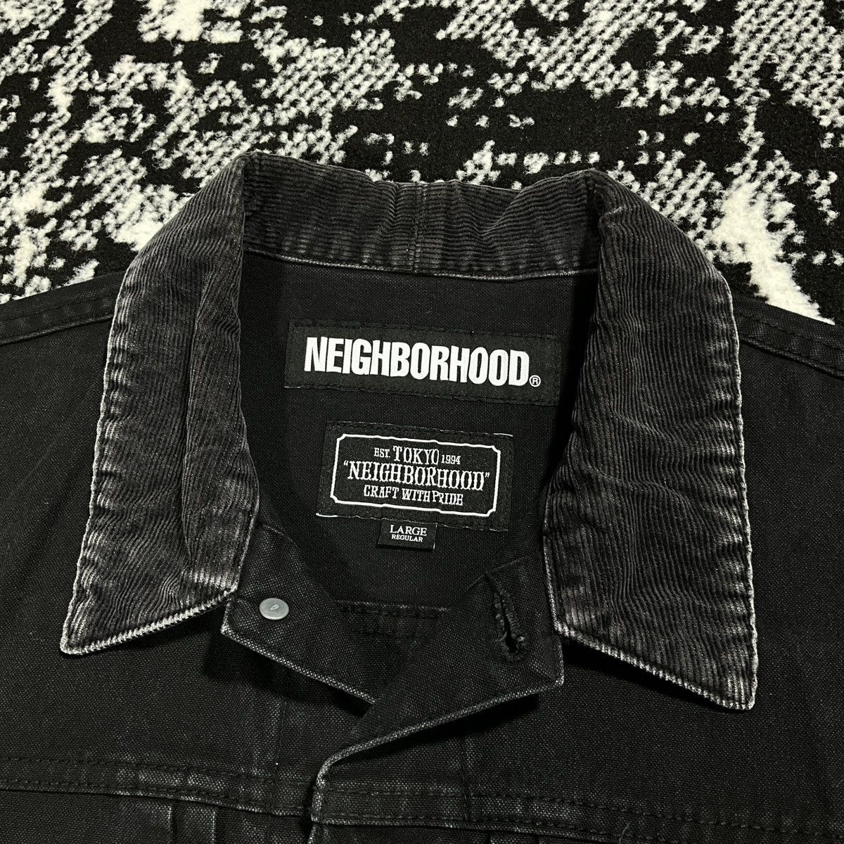 Neighborhood NEIGHBORHOOD DUCK STOCKMAN / C-JKT IN BLACK - LARGE Size US L / EU 52-54 / 3 - 3 Thumbnail