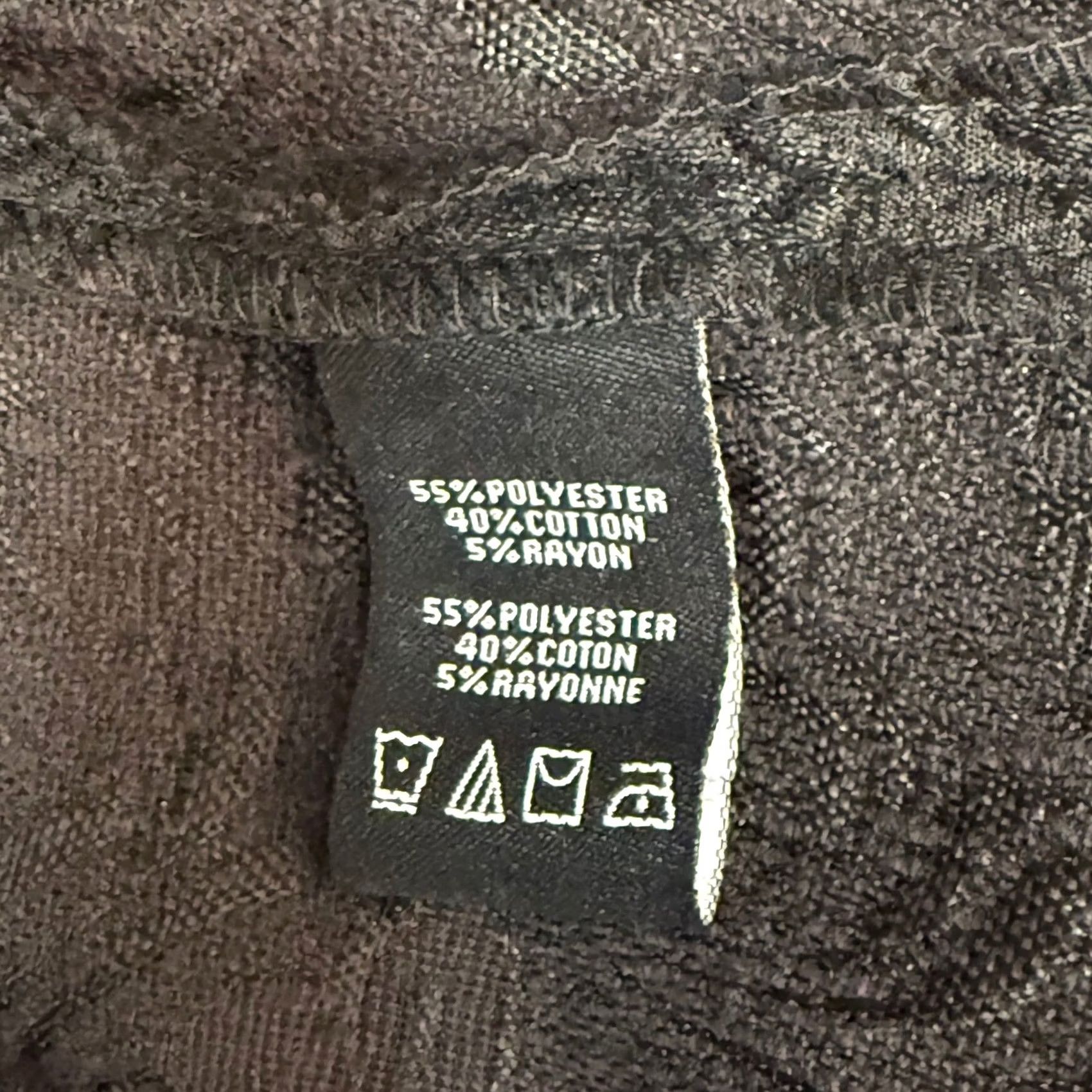 Paige Charlie Paige L/XL Coat Black Floral Jacquard Brocade Button Front Damask NWT Size XL / US 12-14 / IT 48-50 - 7 Thumbnail
