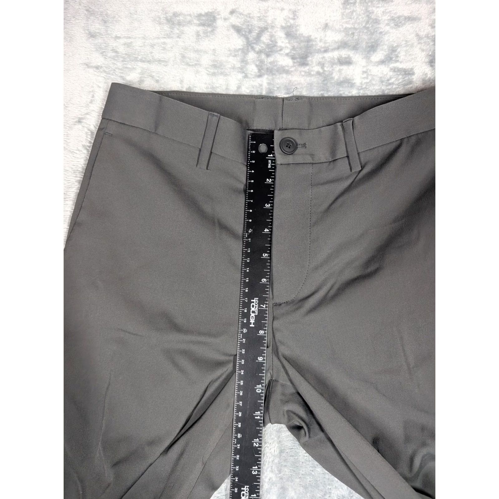 Theory Theory Mens Slim Fit Chino Pants 30x30 Gray Zaine SW Neoteric Chino Stretch Flat Front Pockets Slim Straight Casual Business Mens Size US 30 / EU 46 - 3 Thumbnail
