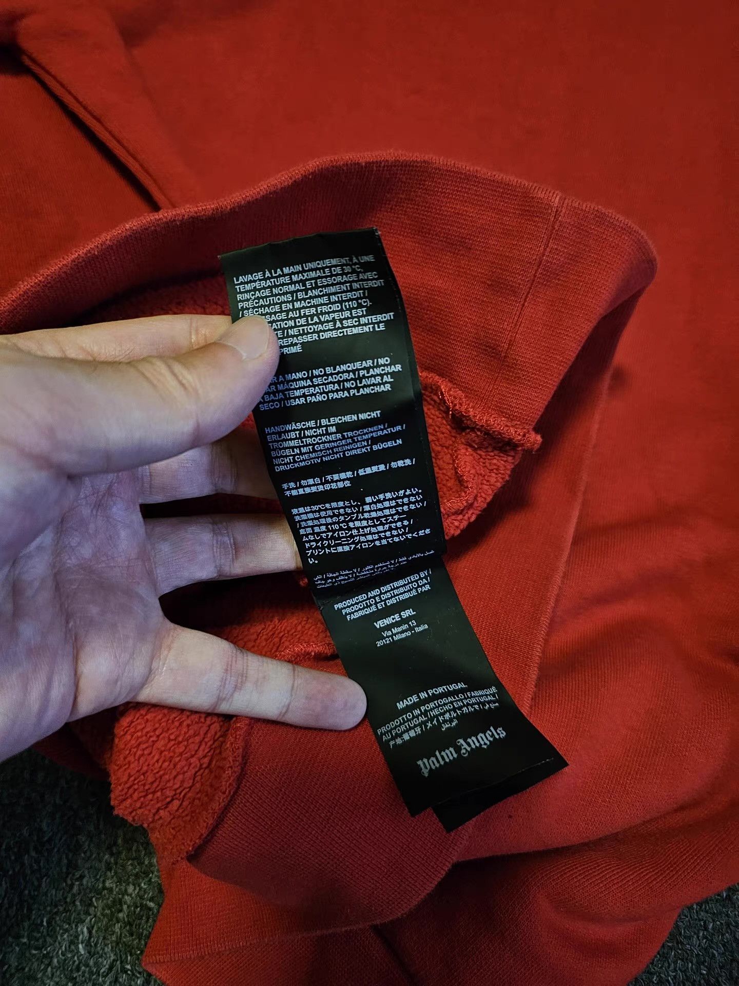 Palm Angels Palm Angels red hoodie Size US M / EU 48-50 / 2 - 7 Thumbnail
