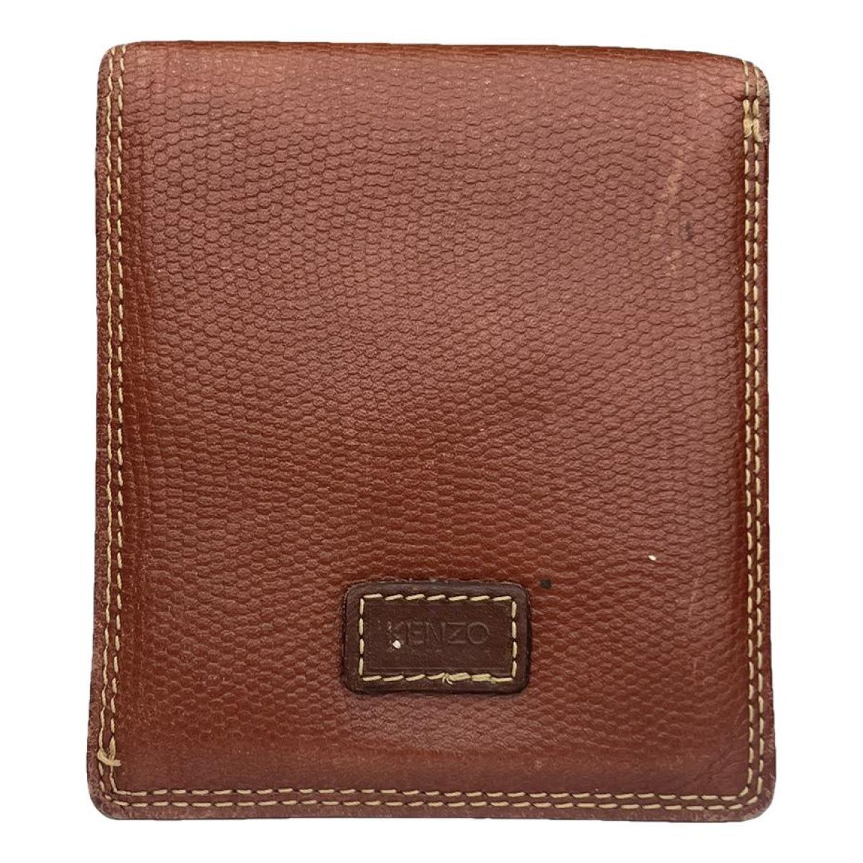 Kenzo Brown Leather Purse Size ONE SIZE - 1 Thumbnail