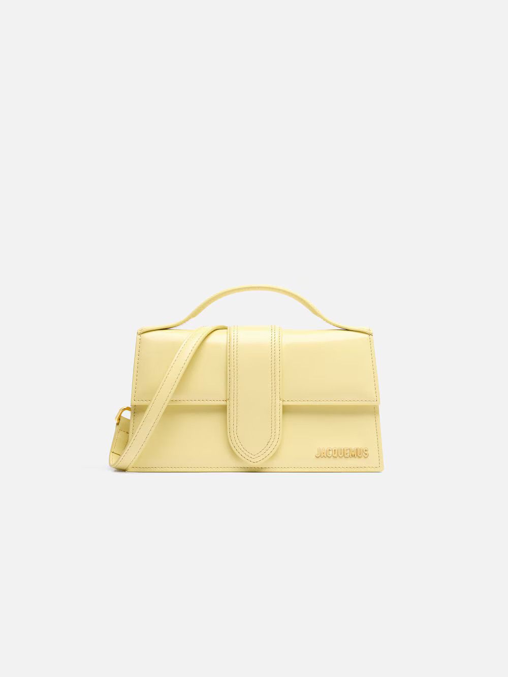 Jacquemus o1la1rc1a0925 Size: OS / Large Bambino Bag in Pale Yellow Size ONE SIZE - 1 Thumbnail