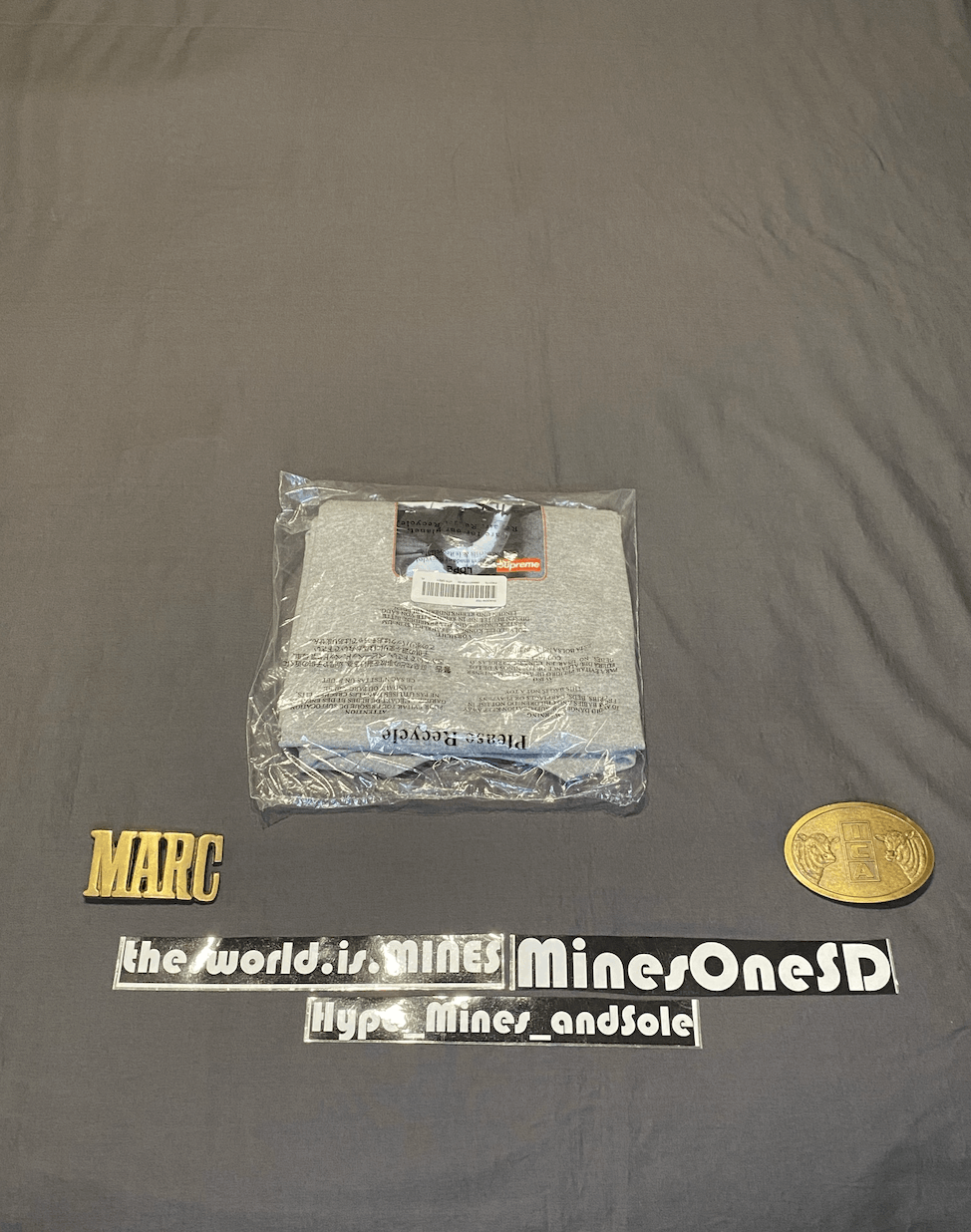 Supreme NWT Supreme Shadow Tee - Heather Grey - XL Size US XL / EU 56 / 4 - 2 Thumbnail