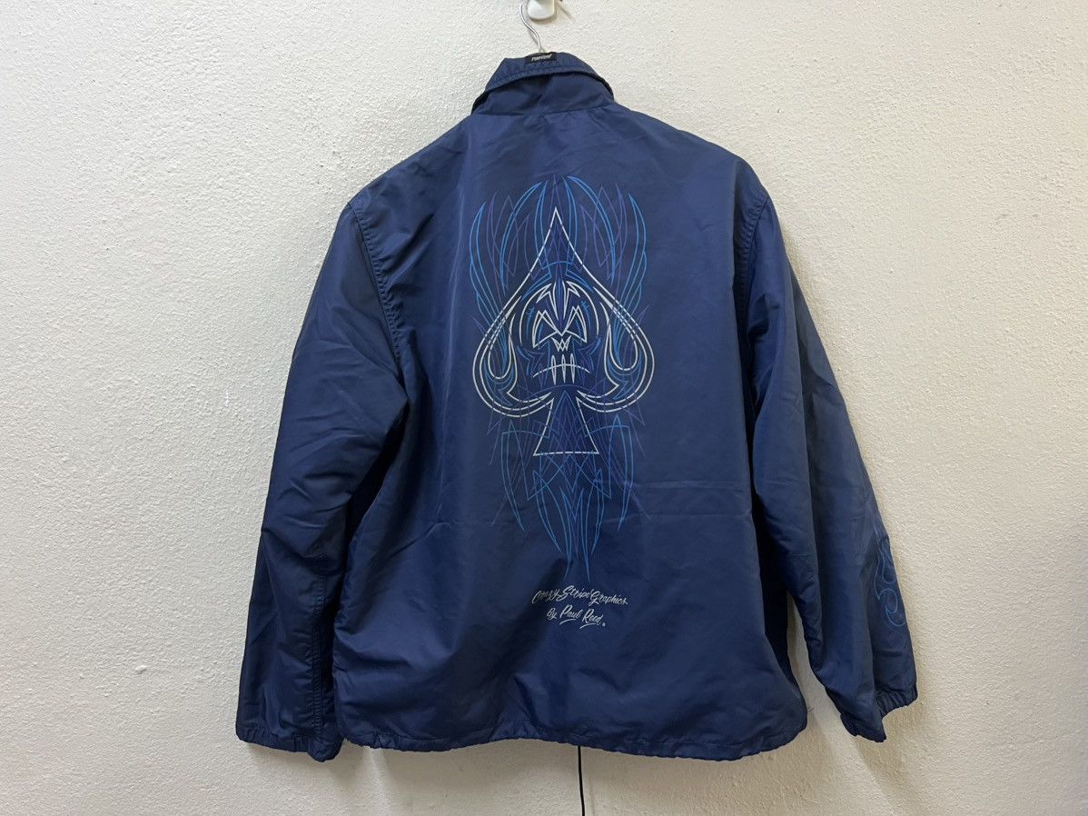 Toyo Enterprises Vintage Paul Reed Crazy Stripe Graphics Coach Jacket Size US L / EU 52-54 / 3 - 4 Thumbnail