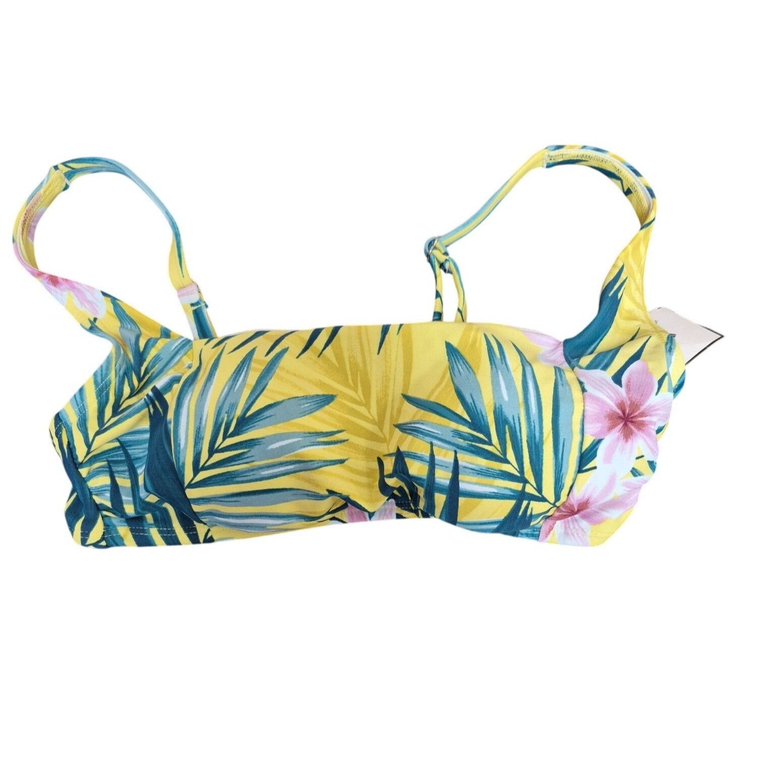 Other Women's Square Neck Bikini Top - Kona Sol™ Tropical Print S Size ONE SIZE - 2 Thumbnail