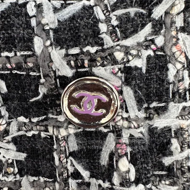 Chanel Chanel 23a Handicraft Workshop Series Black and White Plai Size XXS / US 00 / IT 34 - 6 Thumbnail