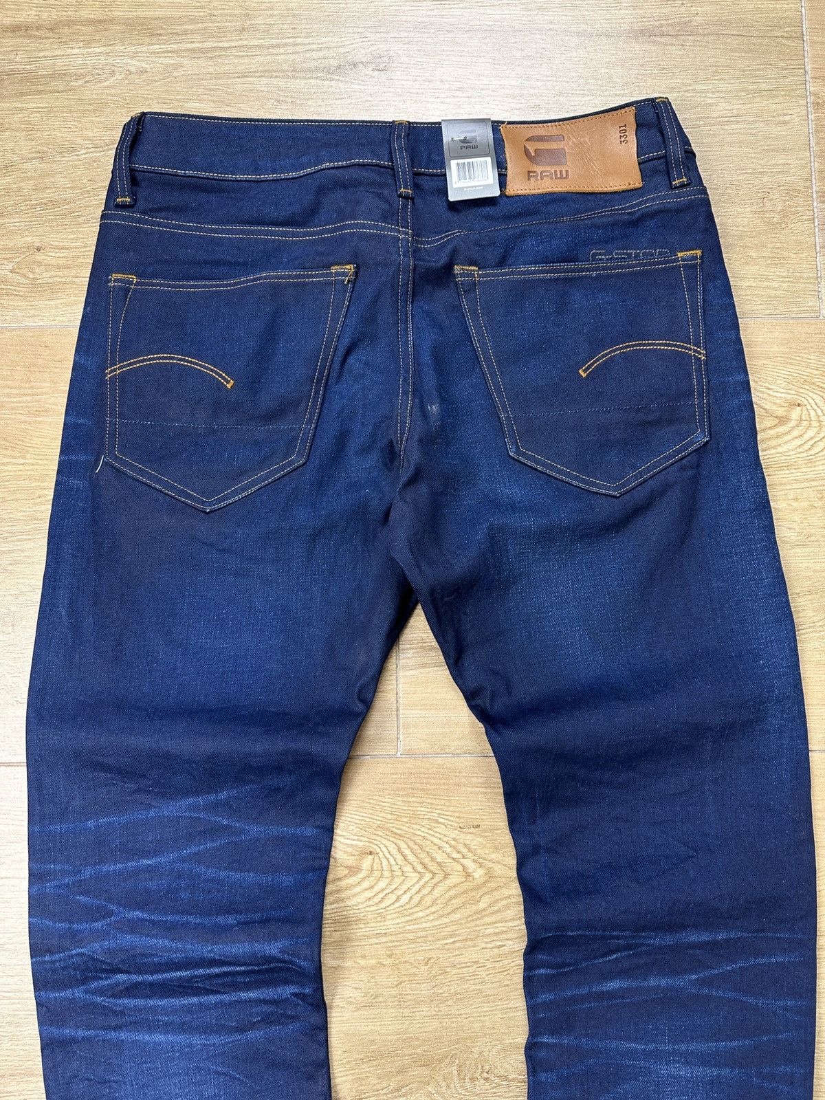 G-Star NEW🏷️ G-Star Raw 3301 Slim Denim Jeans Size US 30 / EU 46 - 8 Thumbnail