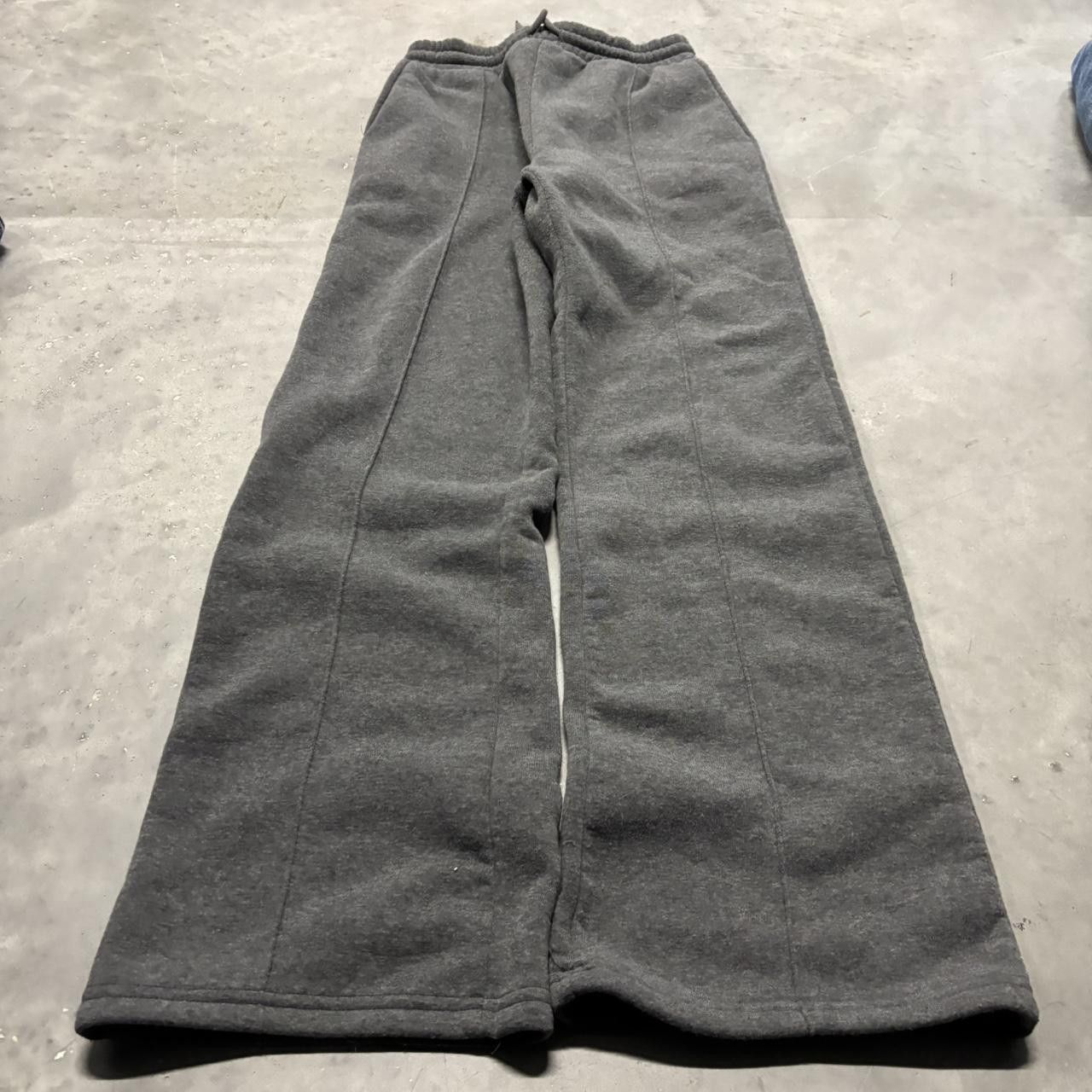 Japanese Brand × Vintage Crazy Vintage Y2K/2000s Grey Skater Essential Sweatpants! Size US 28 / EU 44 - 2 Thumbnail